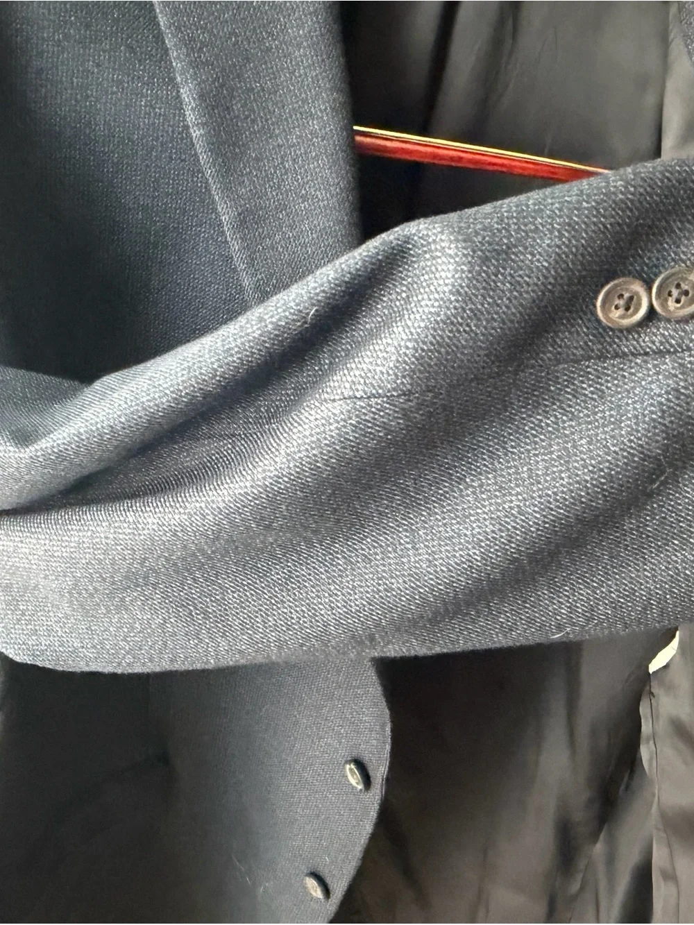 Ralph Lauren Men's Blue-Gray Textured Sport Coat